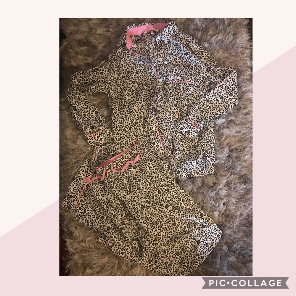Victoria’s Secret Leopard Mayfair pajamas XS